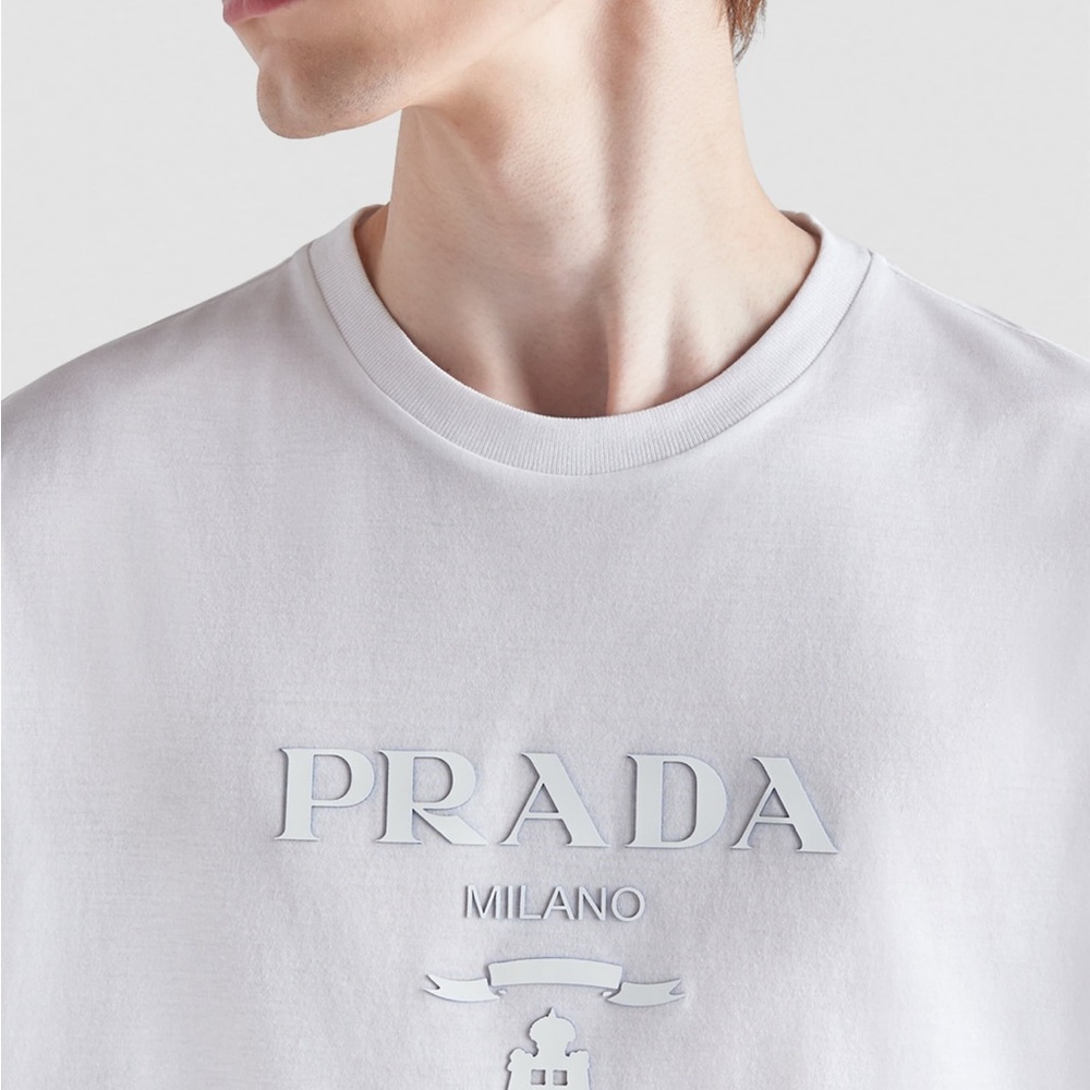 Prada Off White Color T-Shirt
